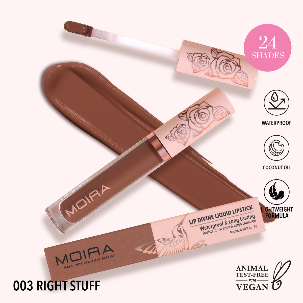 LIP DIVINE LIQUID LIPSTICK - MOIRA