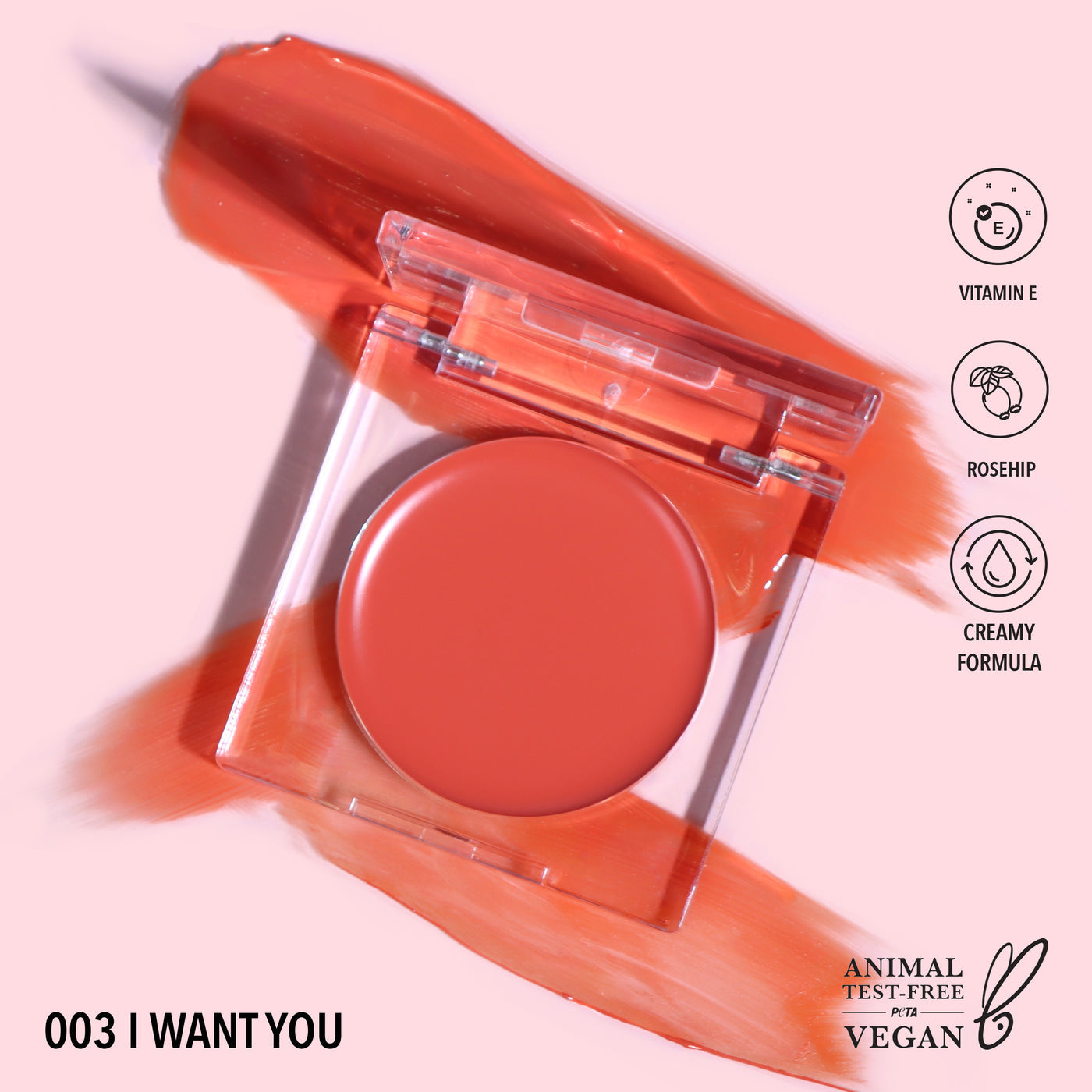 LOVEHEAT CREAM BLUSH - MOIRA BEAUTY