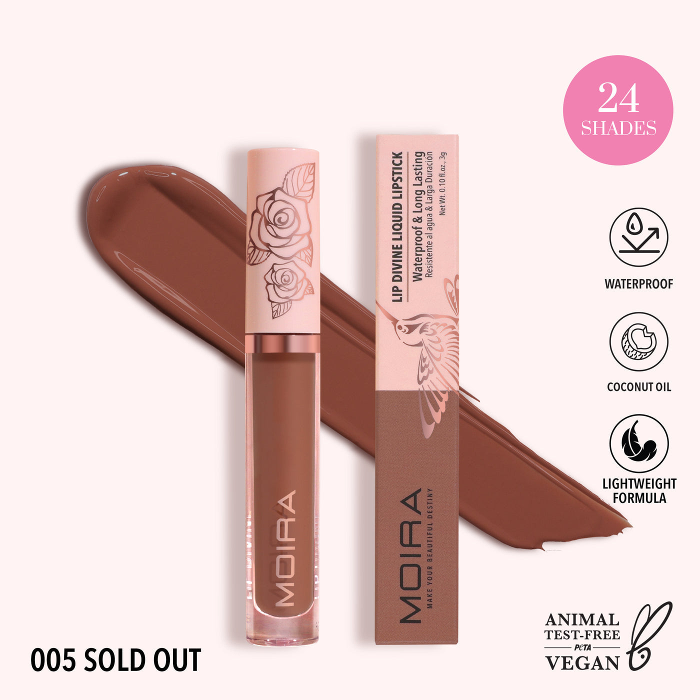LIP DIVINE LIQUID LIPSTICK - MOIRA