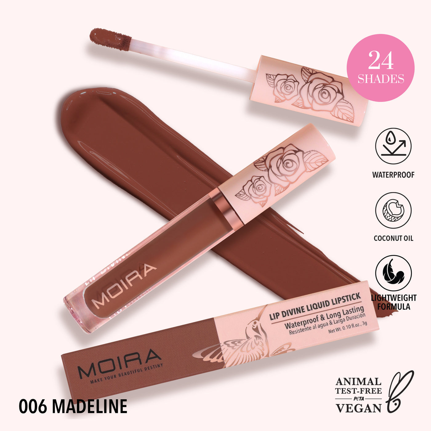 LIP DIVINE LIQUID LIPSTICK - MOIRA