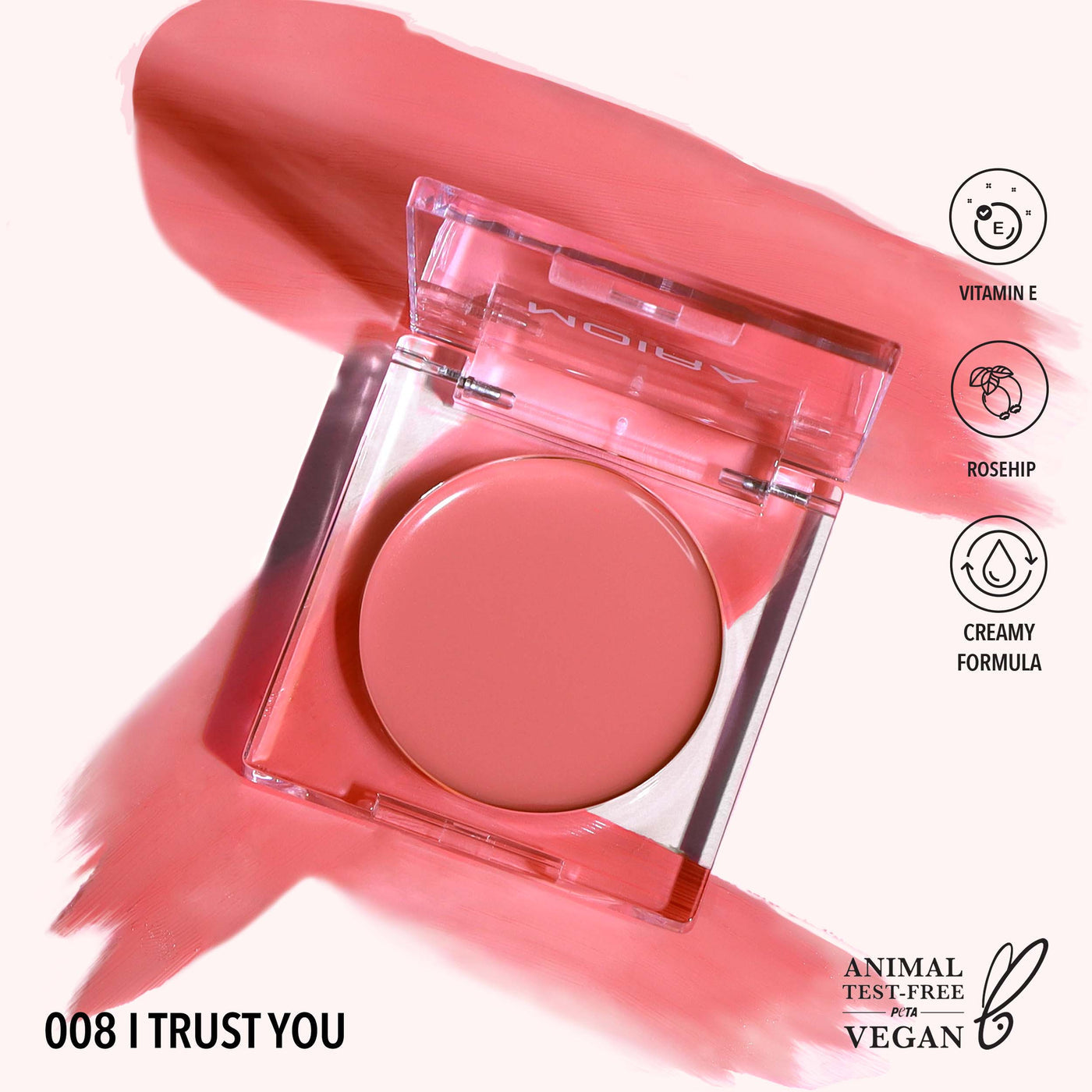 LOVEHEAT CREAM BLUSH - MOIRA BEAUTY