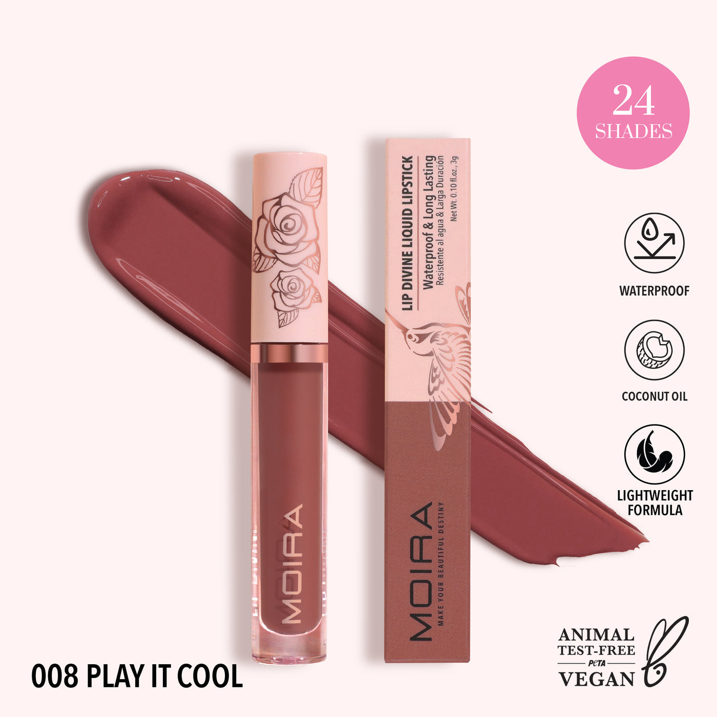 LIP DIVINE LIQUID LIPSTICK - MOIRA