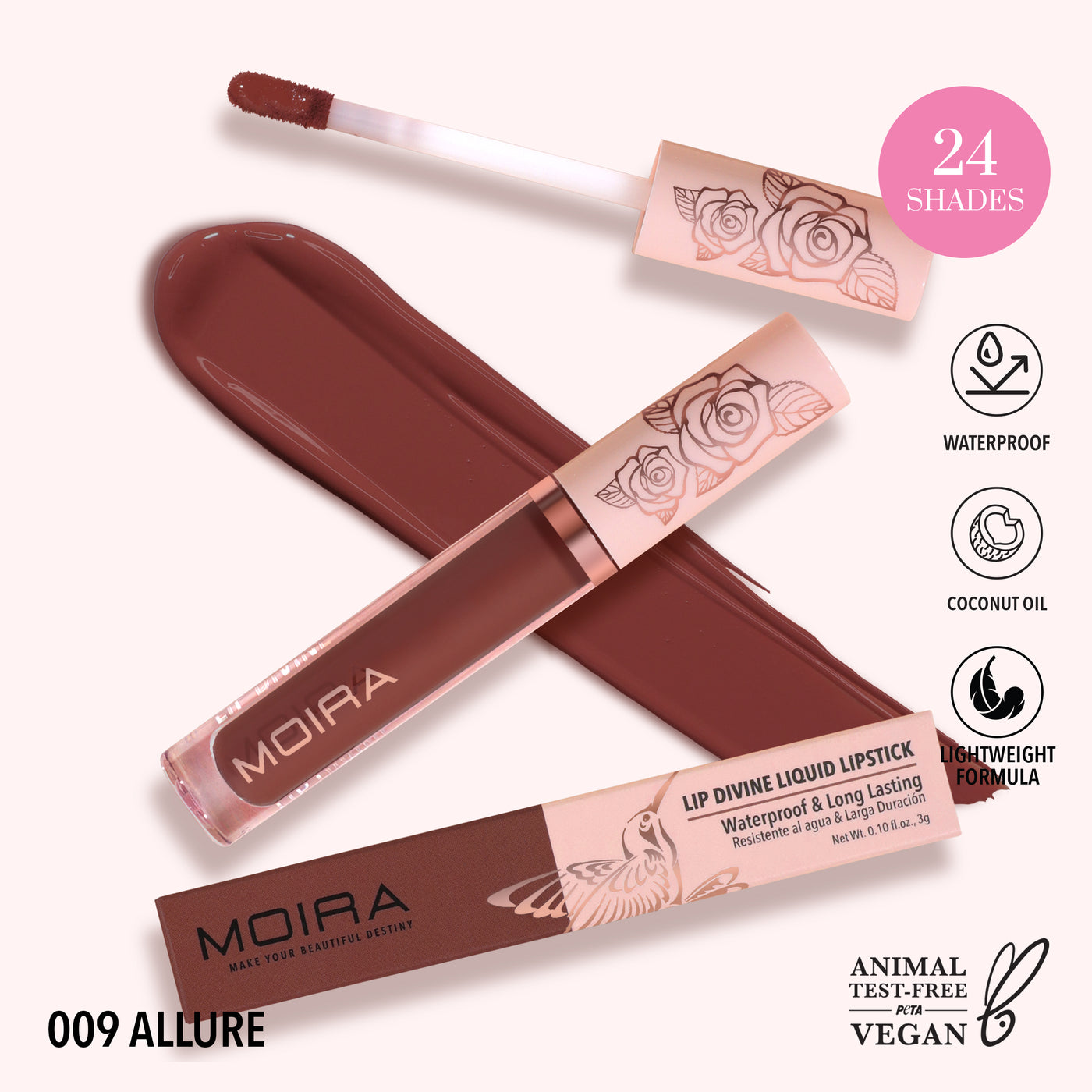 LIP DIVINE LIQUID LIPSTICK - MOIRA