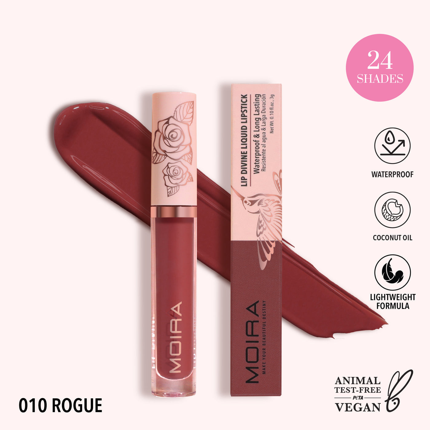 LIP DIVINE LIQUID LIPSTICK - MOIRA