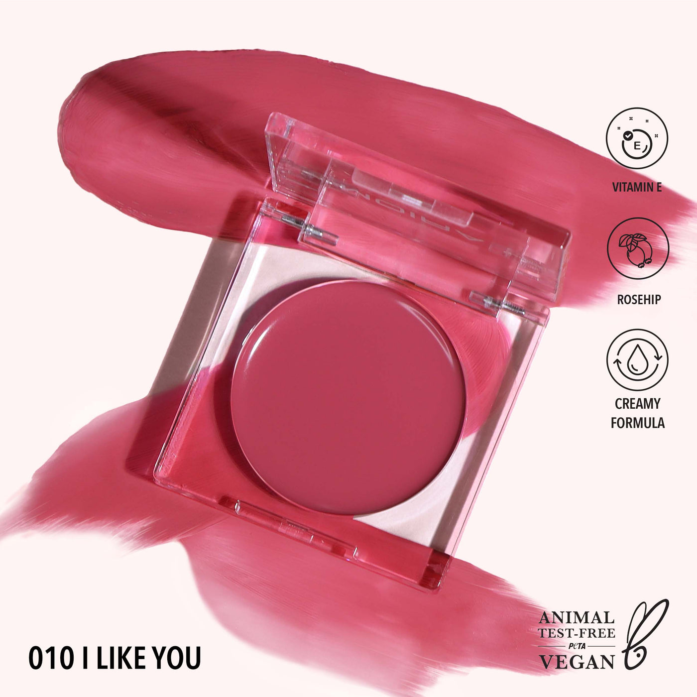LOVEHEAT CREAM BLUSH - MOIRA BEAUTY