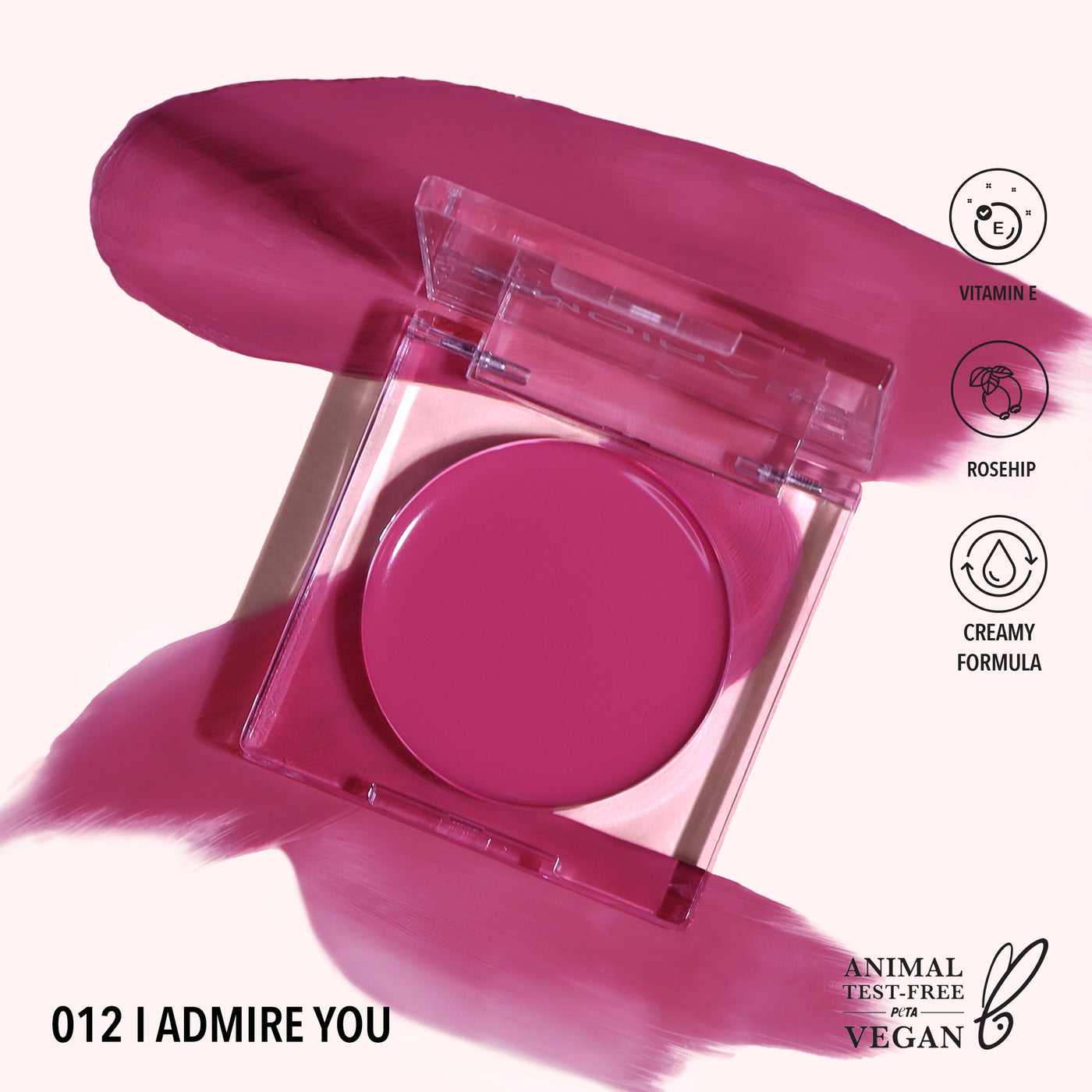 LOVEHEAT CREAM BLUSH - MOIRA BEAUTY