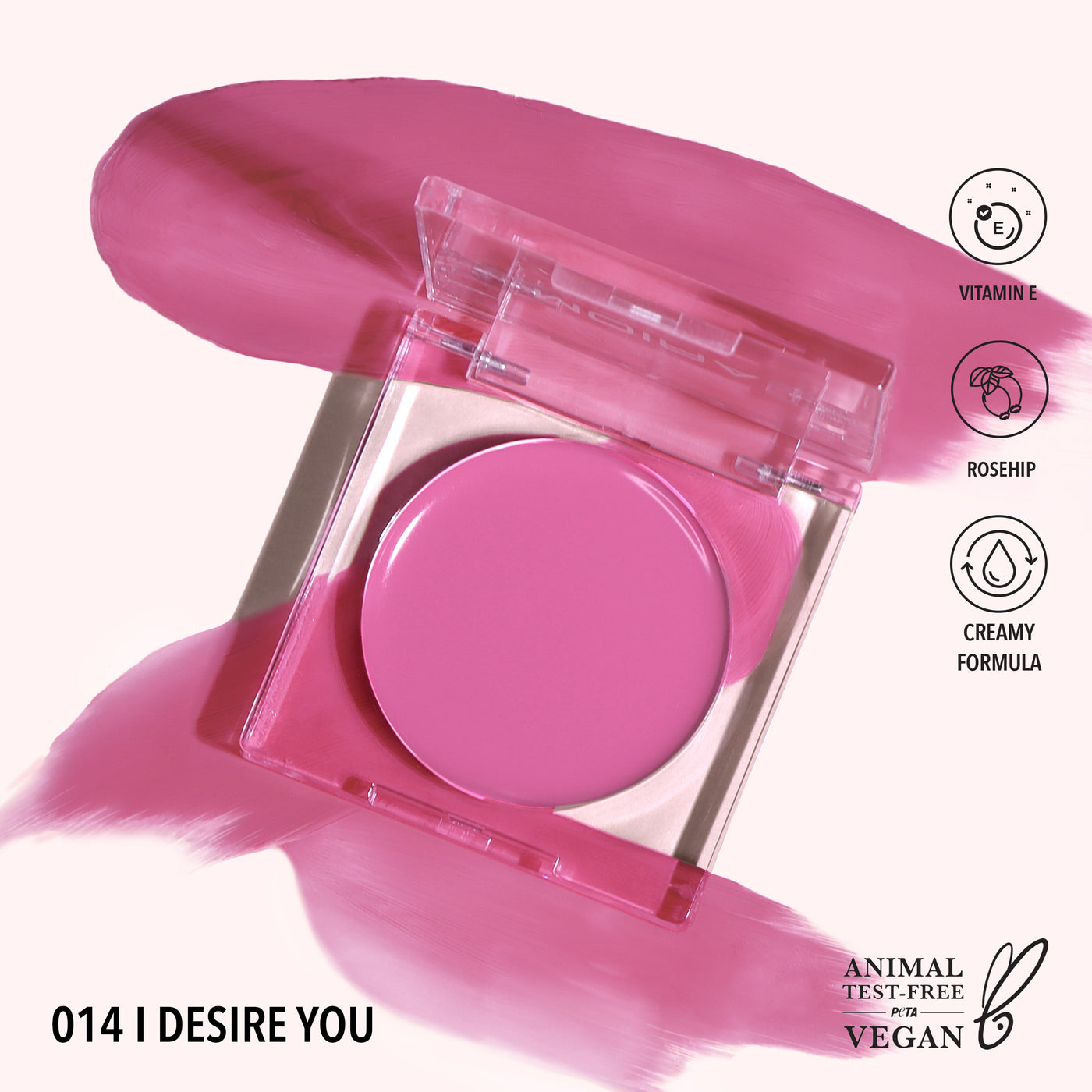 LOVEHEAT CREAM BLUSH - MOIRA BEAUTY