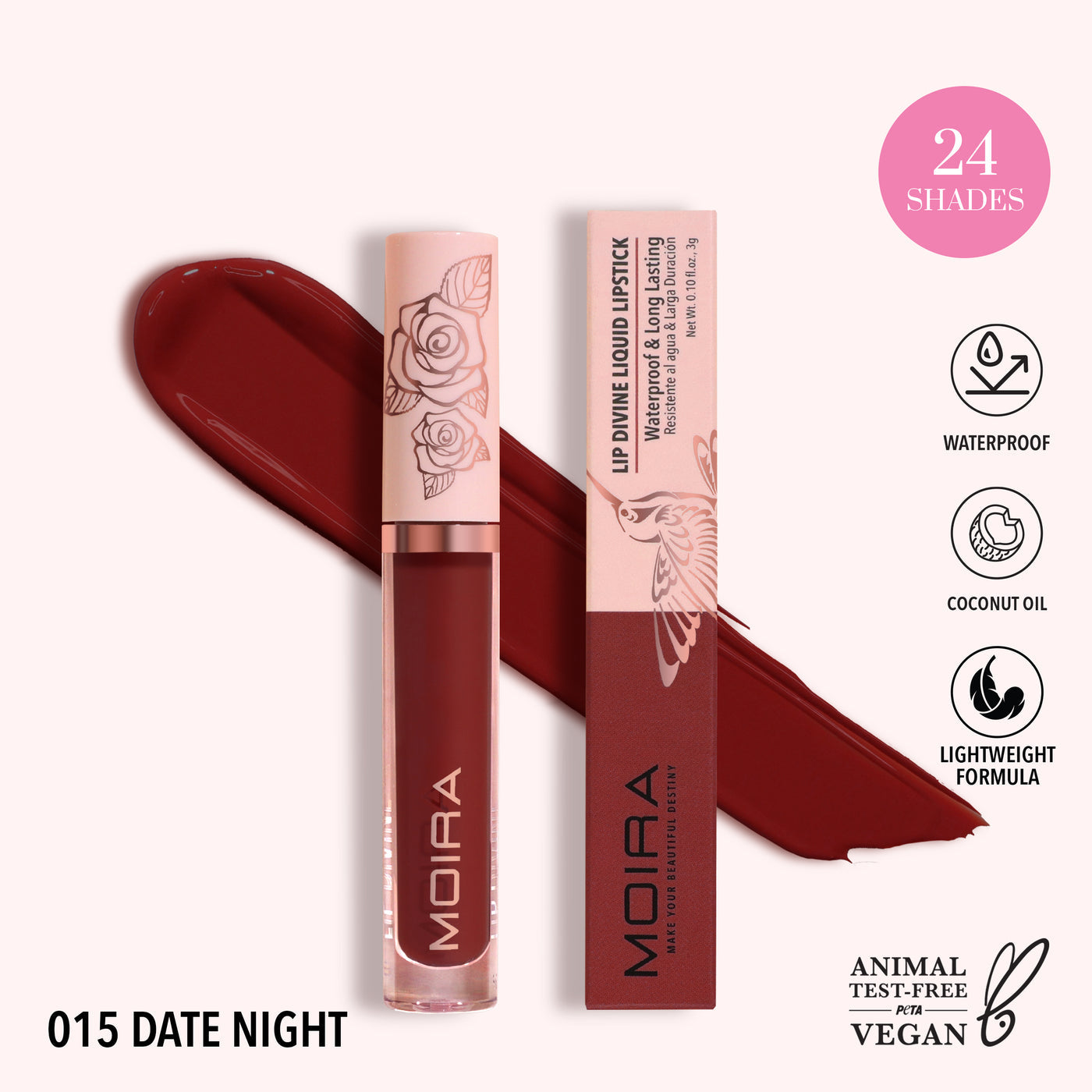 LIP DIVINE LIQUID LIPSTICK - MOIRA