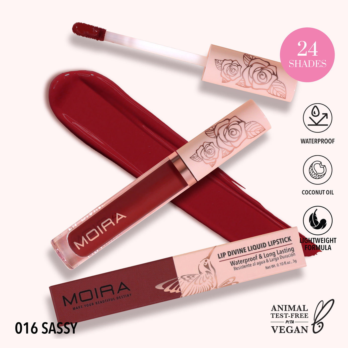 LIP DIVINE LIQUID LIPSTICK - MOIRA