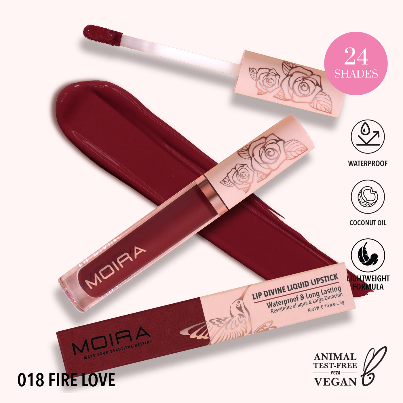 LIP DIVINE LIQUID LIPSTICK - MOIRA