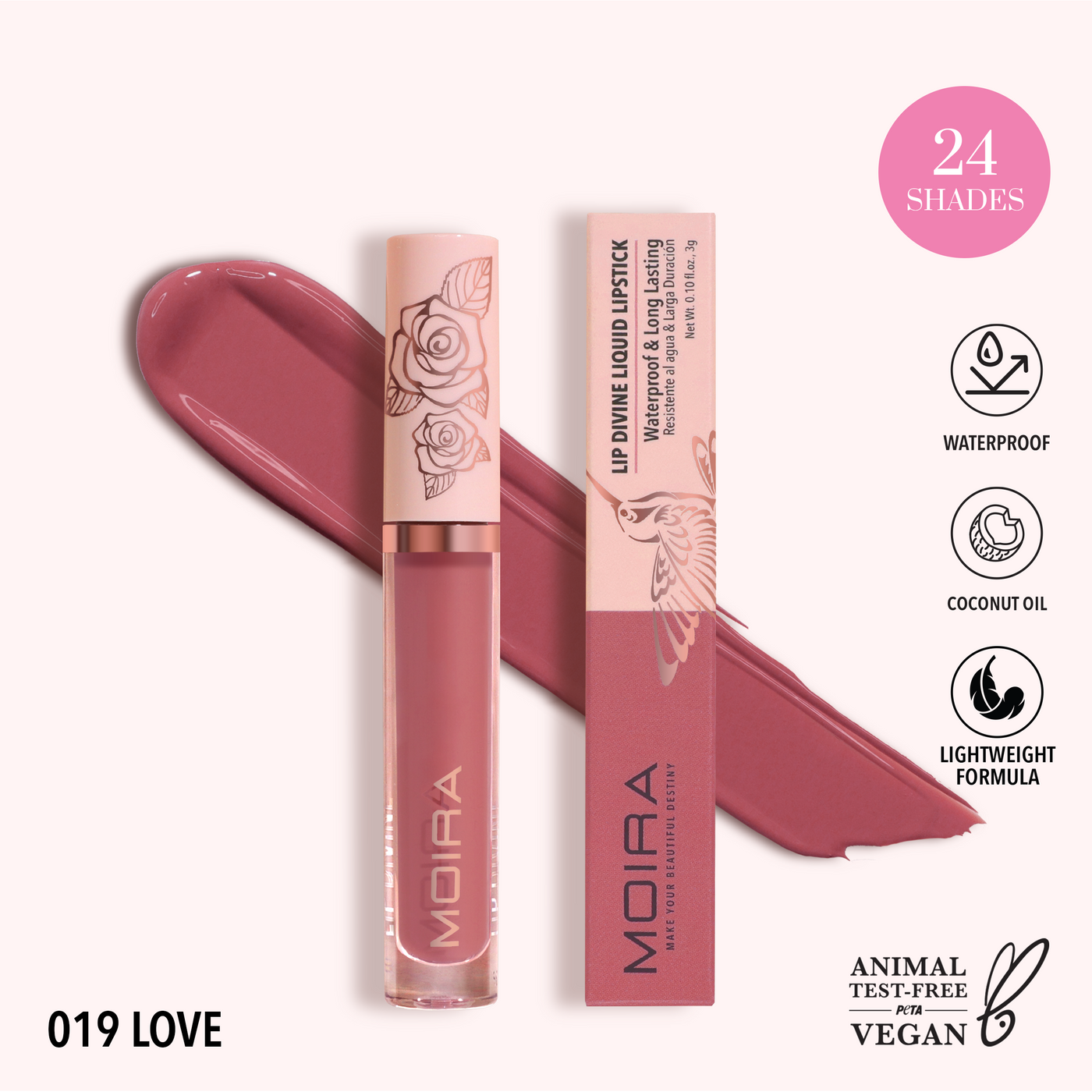 LIP DIVINE LIQUID LIPSTICK - MOIRA