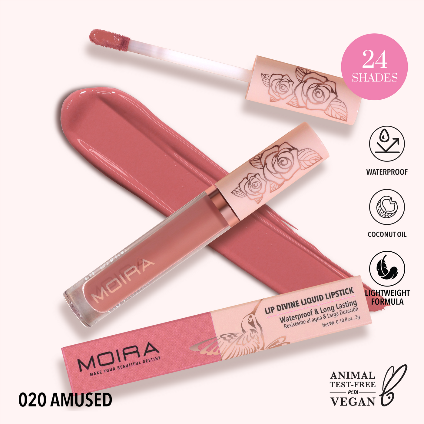 LIP DIVINE LIQUID LIPSTICK - MOIRA