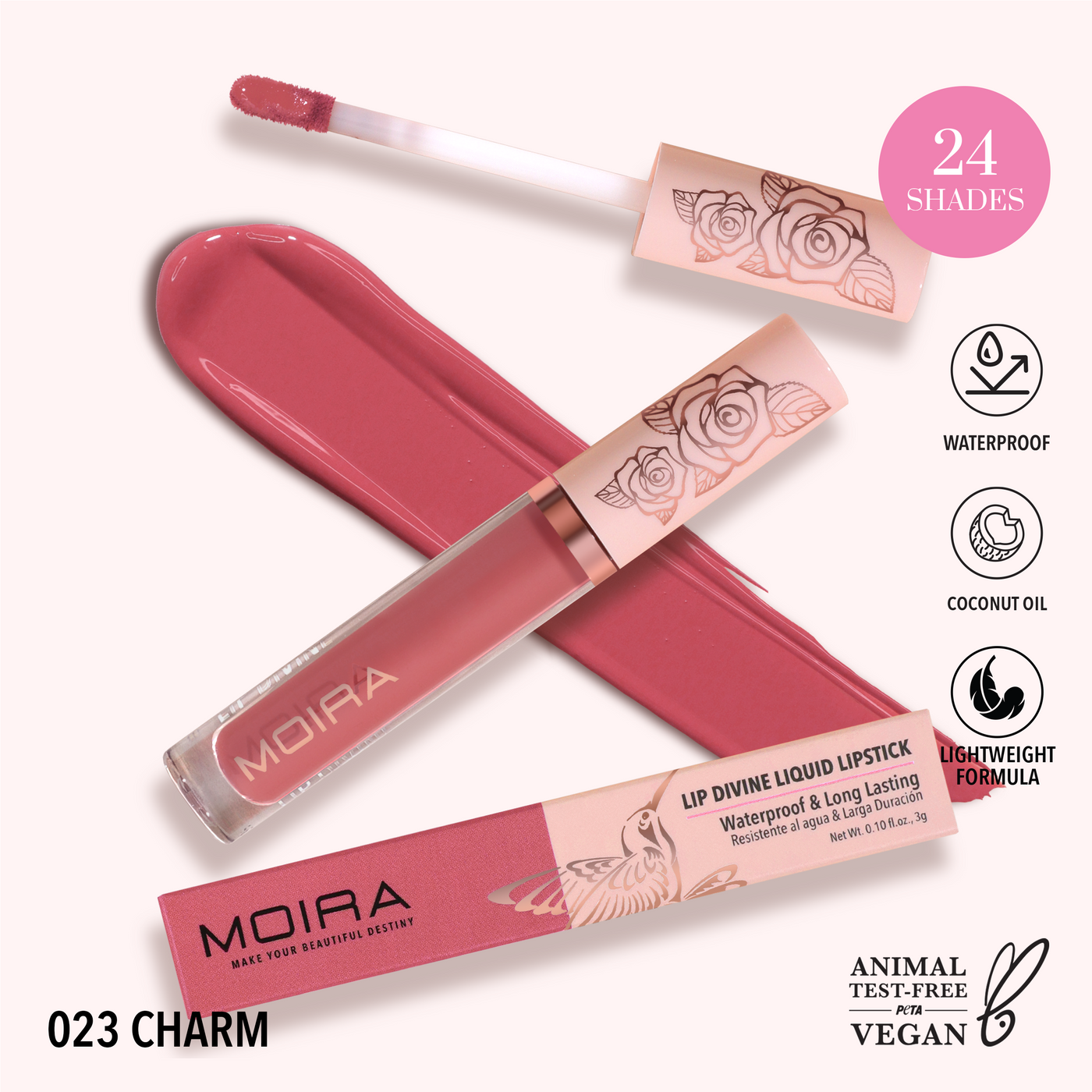 LIP DIVINE LIQUID LIPSTICK - MOIRA