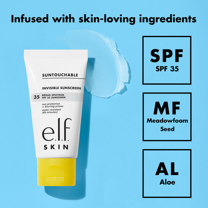 SUNTOUCHABLE INVISIBLE SUNSCREEN SPF 35 50 ML - ELF COSMETICS