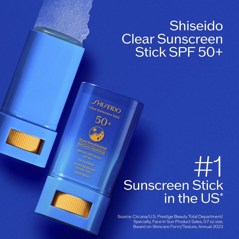CLEAR SUNSCREEN STICK SPF 50+ PROTECTOR SOLAR 20 G - SHISEIDO