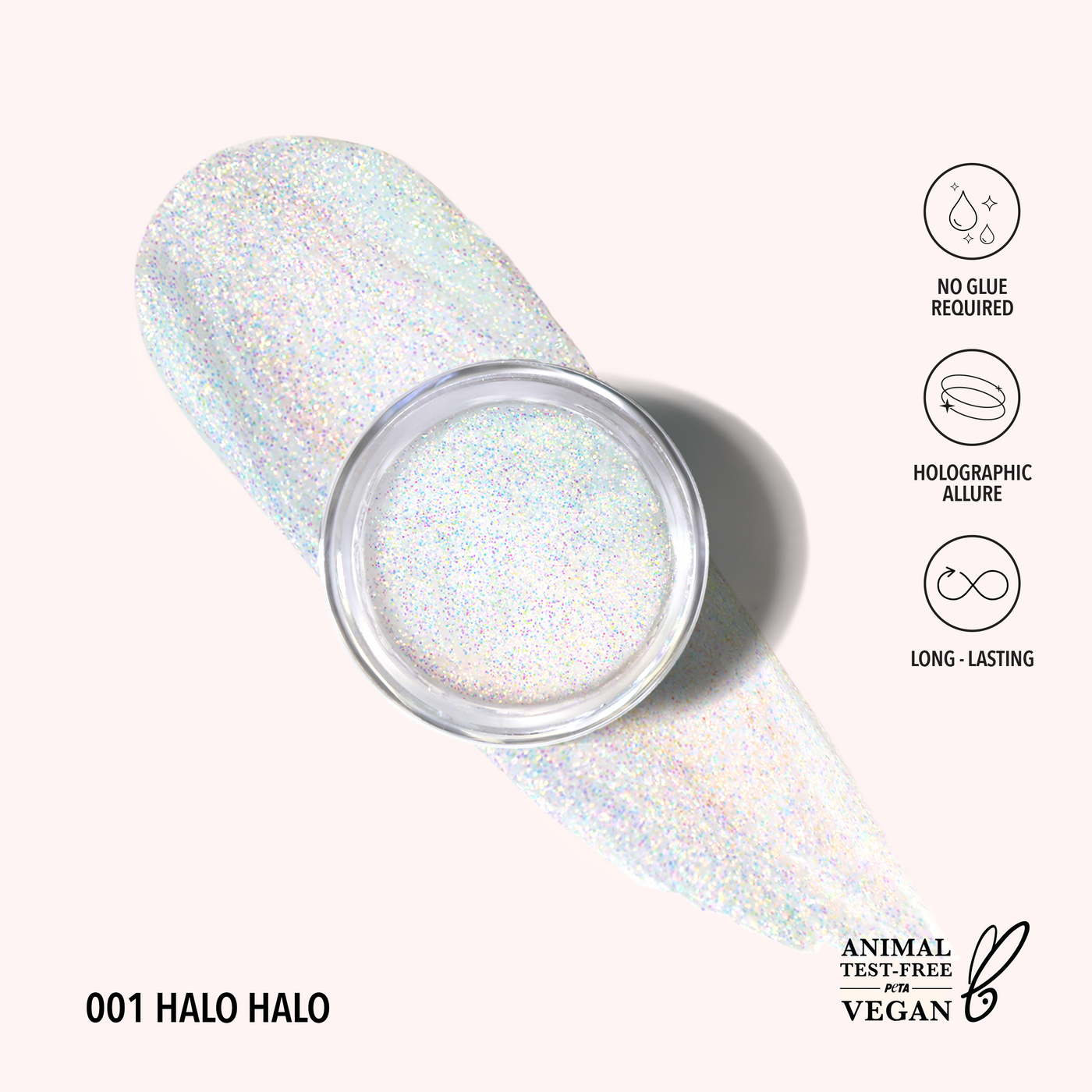 HOLOGRAM GLITTER GEL - MOIRA BEAUTY