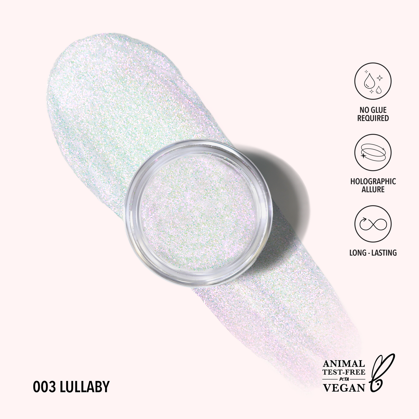 HOLOGRAM GLITTER GEL - MOIRA BEAUTY