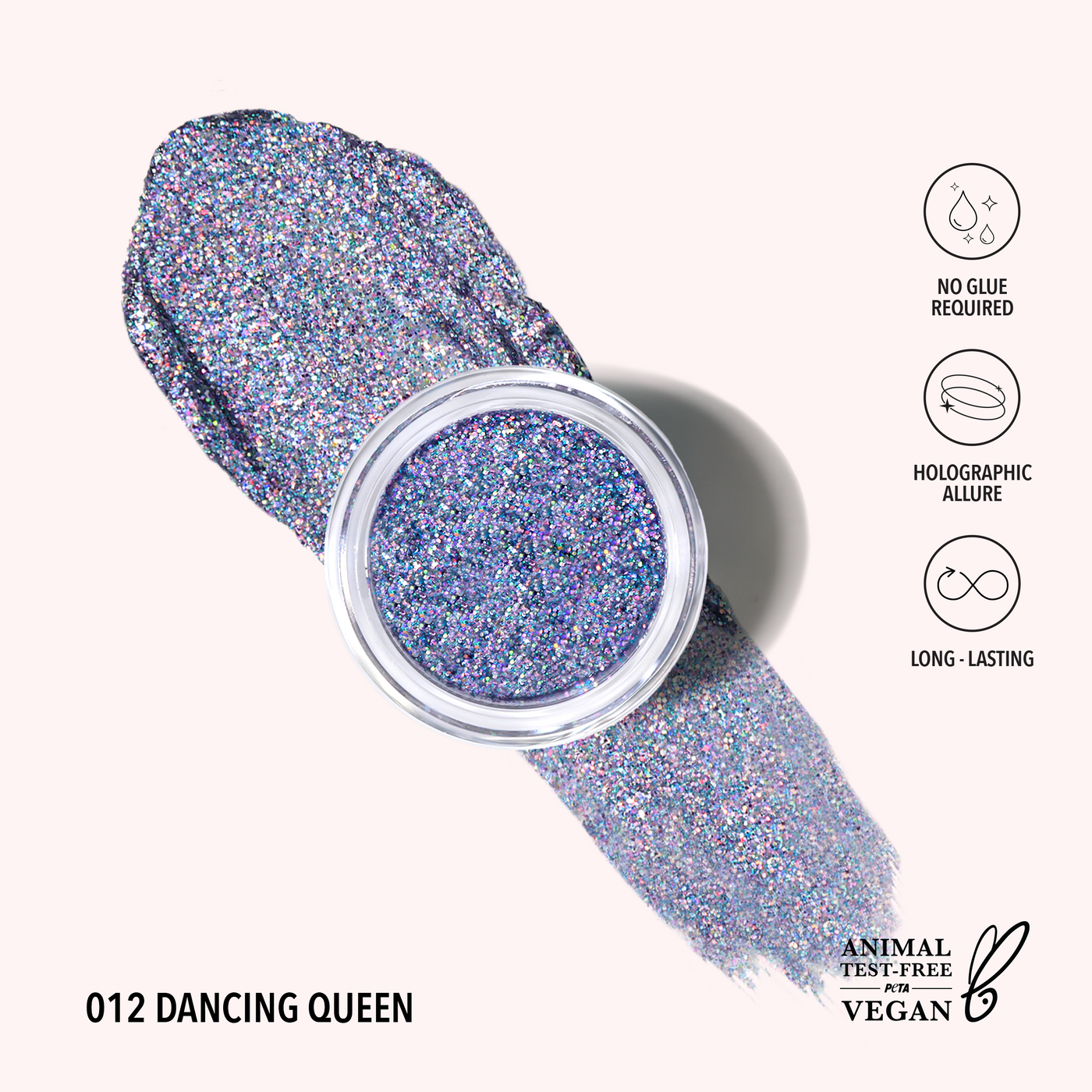 HOLOGRAM GLITTER GEL - MOIRA BEAUTY