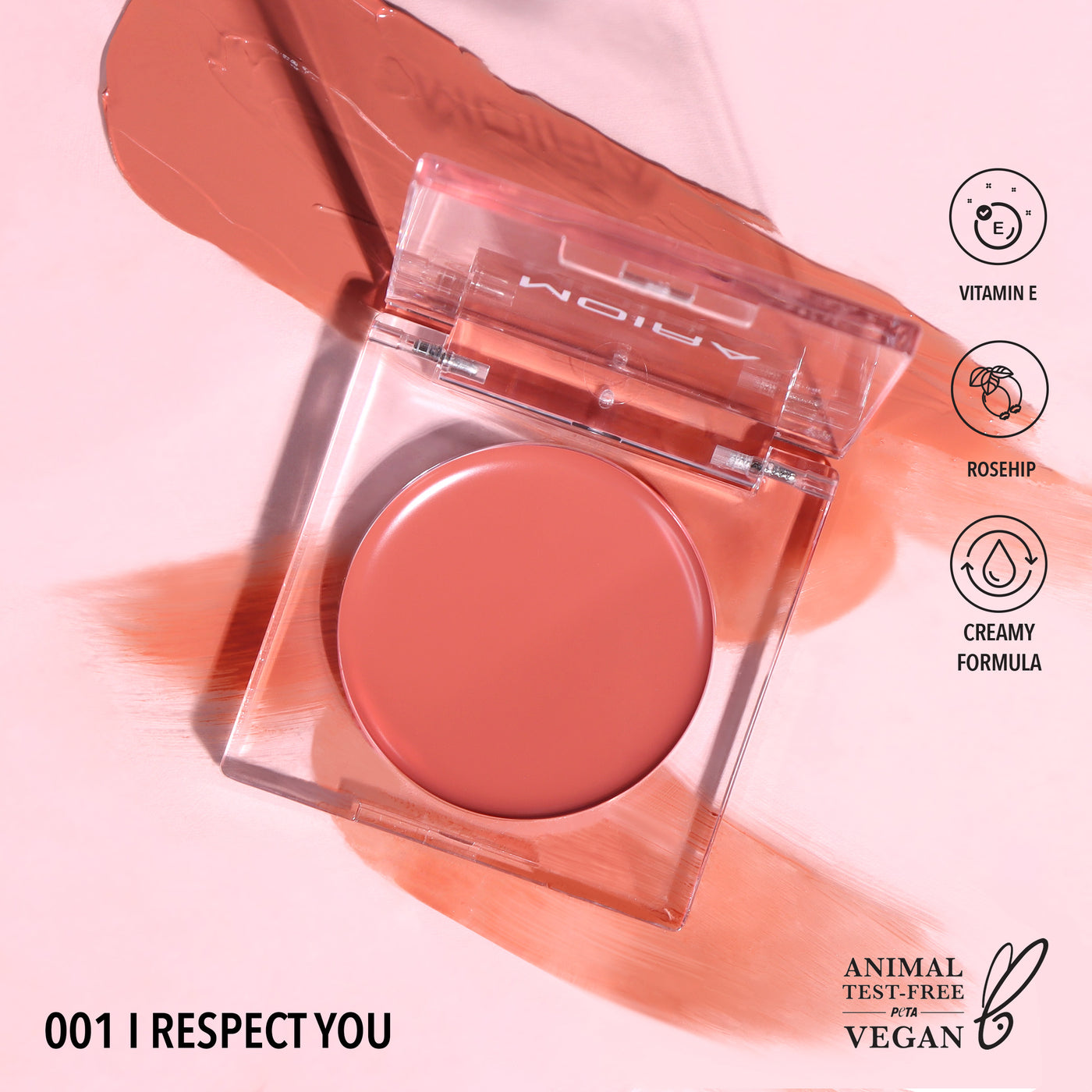 LOVEHEAT CREAM BLUSH - MOIRA BEAUTY