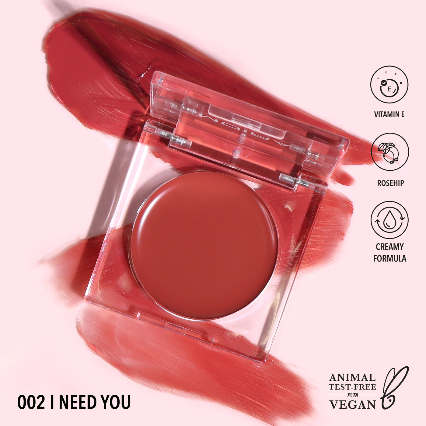LOVEHEAT CREAM BLUSH - MOIRA BEAUTY