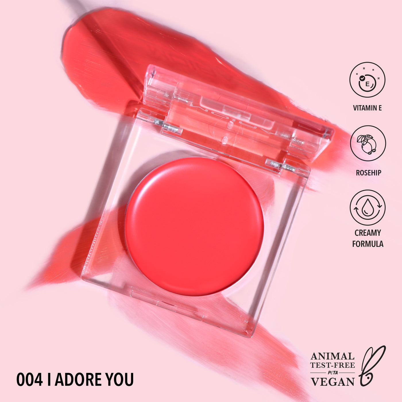 LOVEHEAT CREAM BLUSH - MOIRA BEAUTY