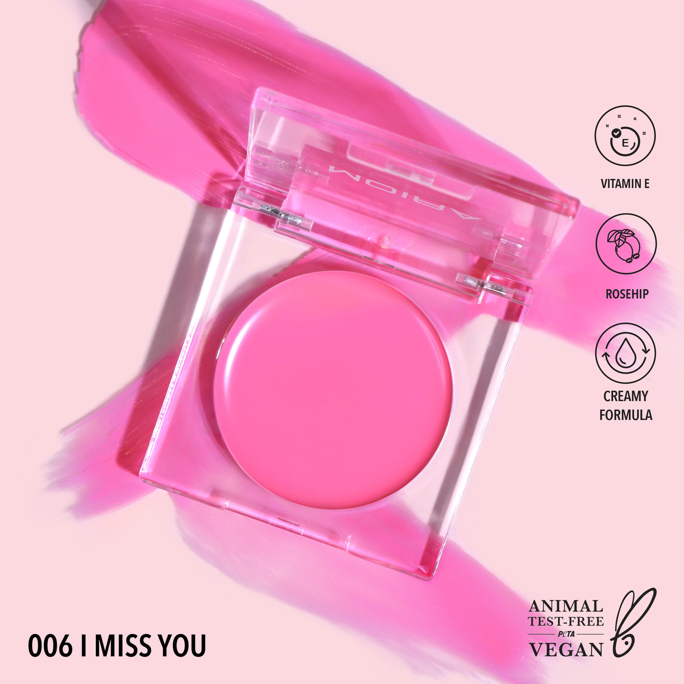 LOVEHEAT CREAM BLUSH - MOIRA BEAUTY