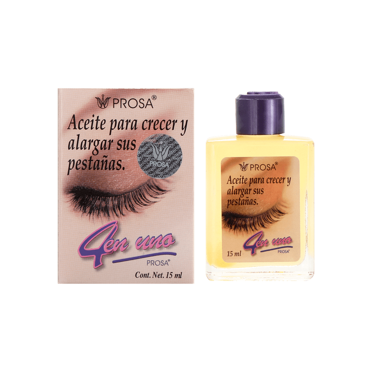 ACEITE PARA PESTAÑAS 4 EN 1 15 ML PROSA