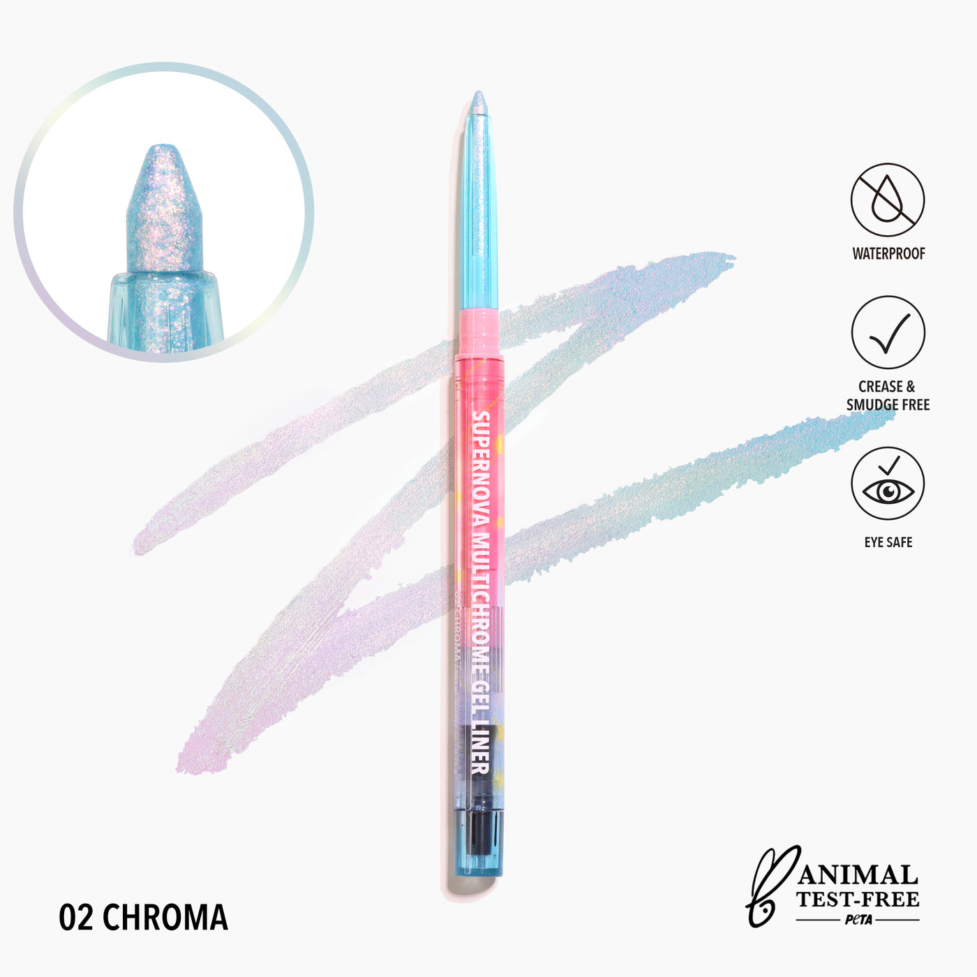 SUPERNOVA MULTICHROME GEL LINER - MOIRA BEAUTY