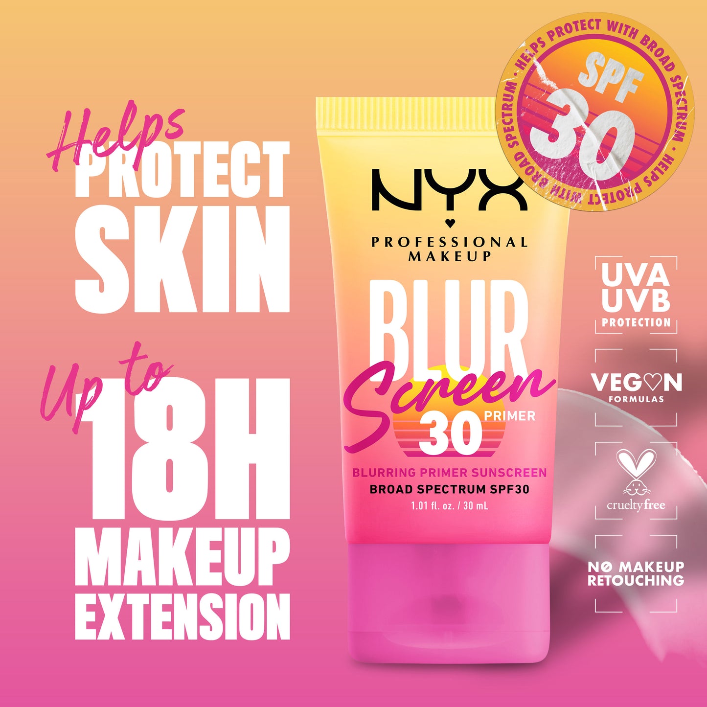 BLURSCREEN SPF 30 PRIMER - NYX