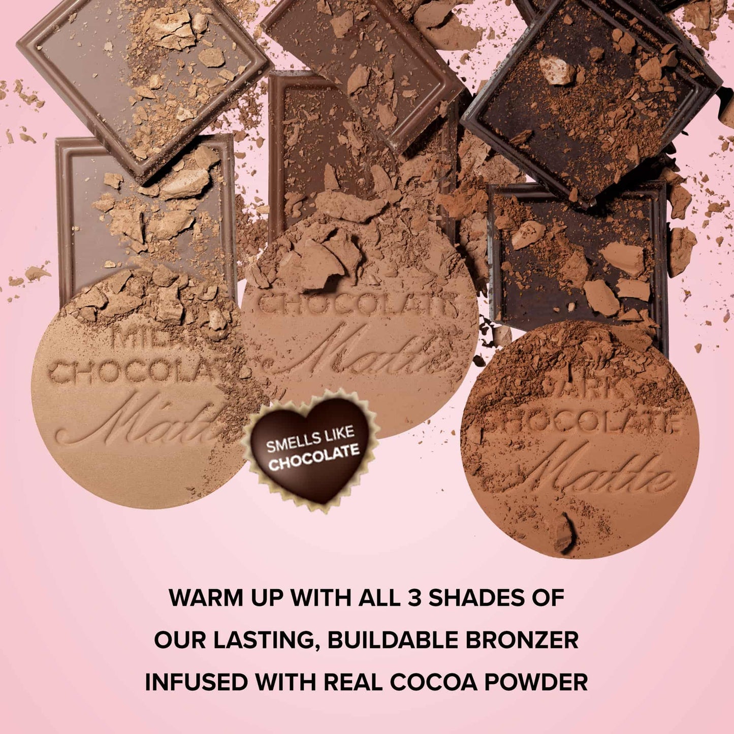 DARK CHOCOLATE SOLEIL MATTE BRONZER - TOO FACED