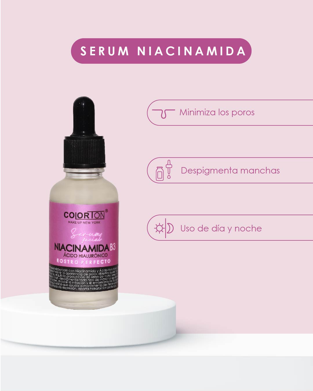 SERUM FACIAL NIACINAMIDA B3 - COLORTON