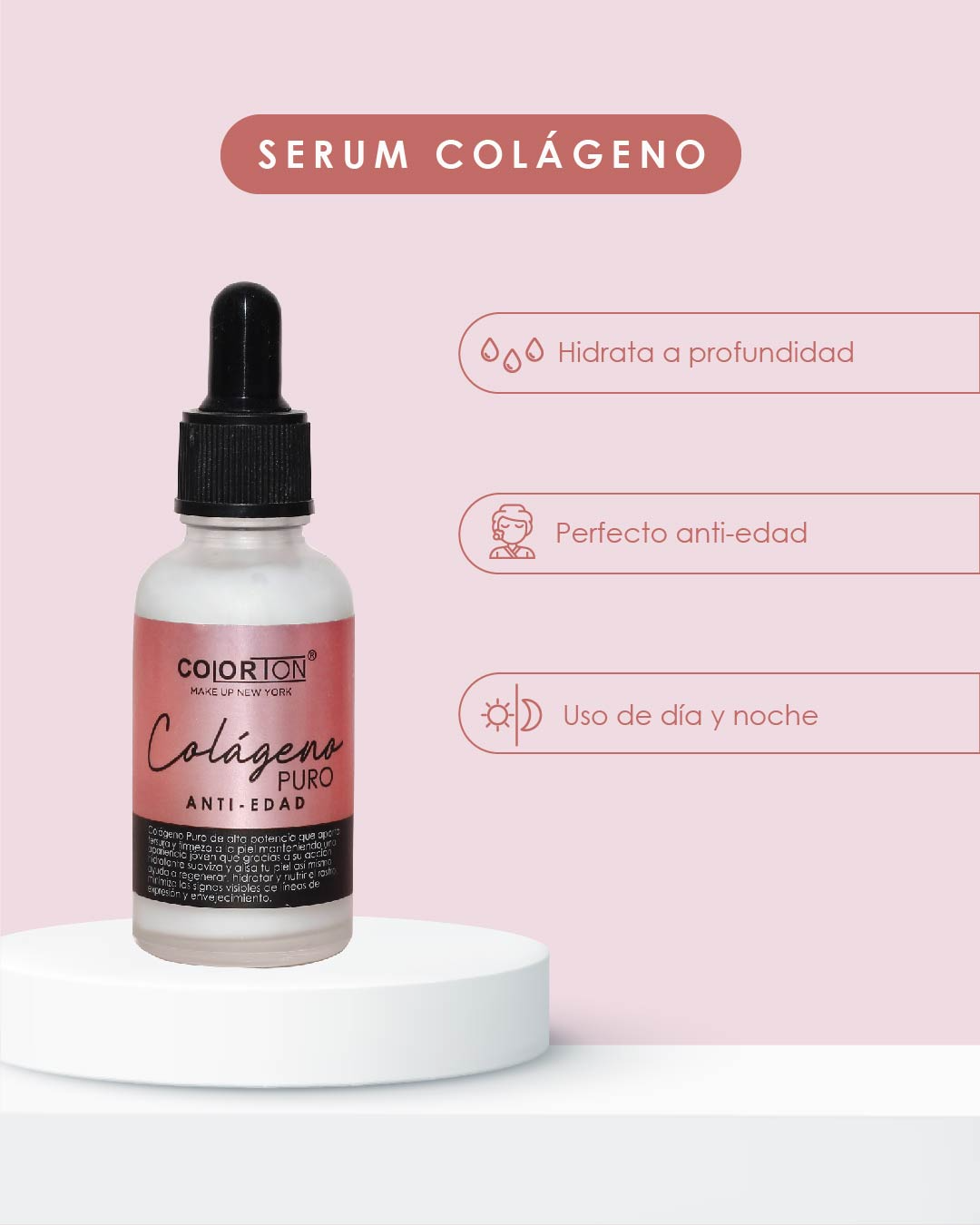 SERUM FACIAL COLAGENO 30 ML - COLORTON