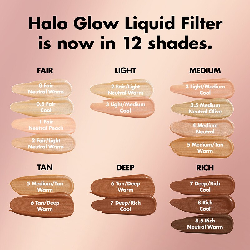 HALO GLOW LIQUID FILTER - ELF COSMETICS