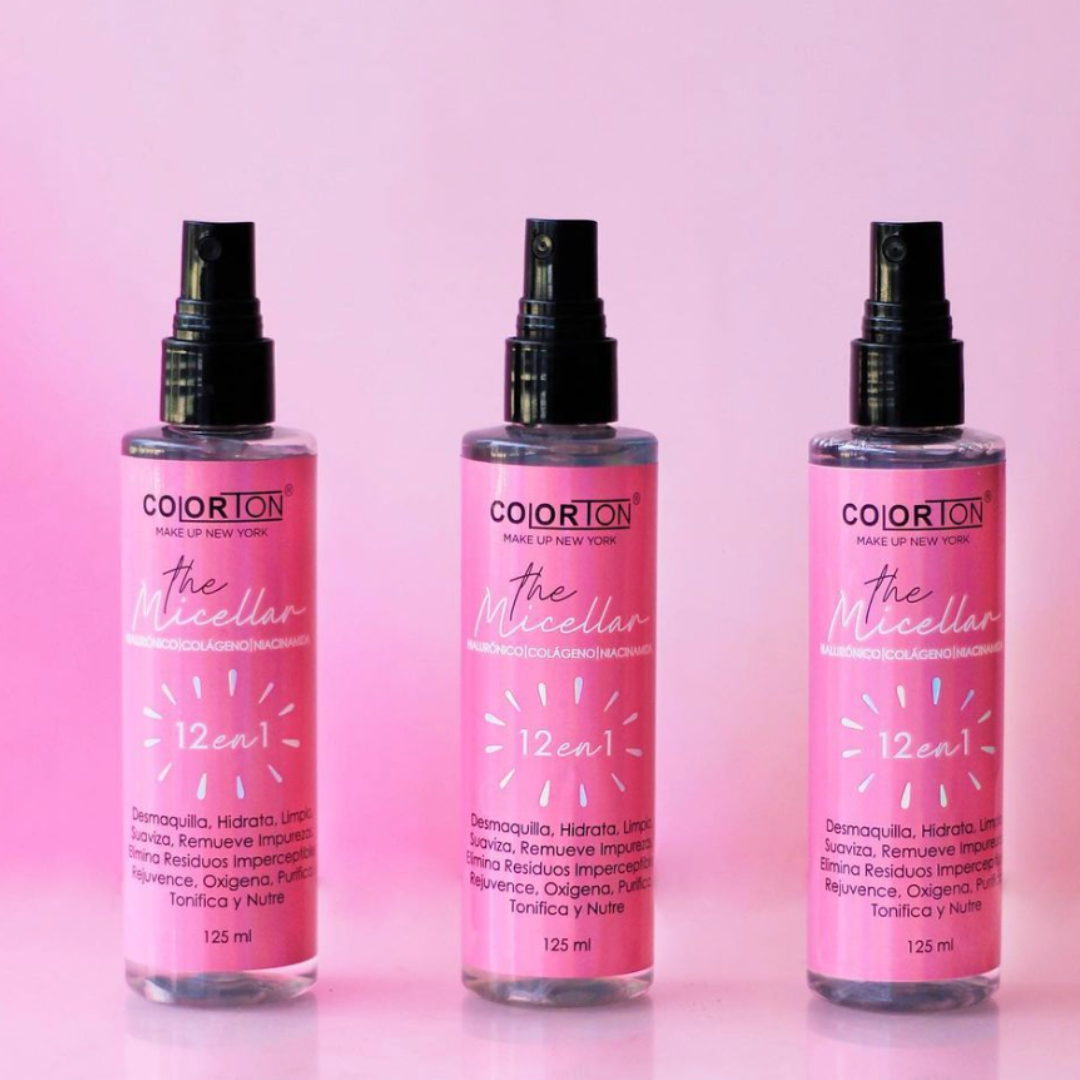 AGUA MICELAR: THE MICELLAR 12 EN 1 - COLORTON