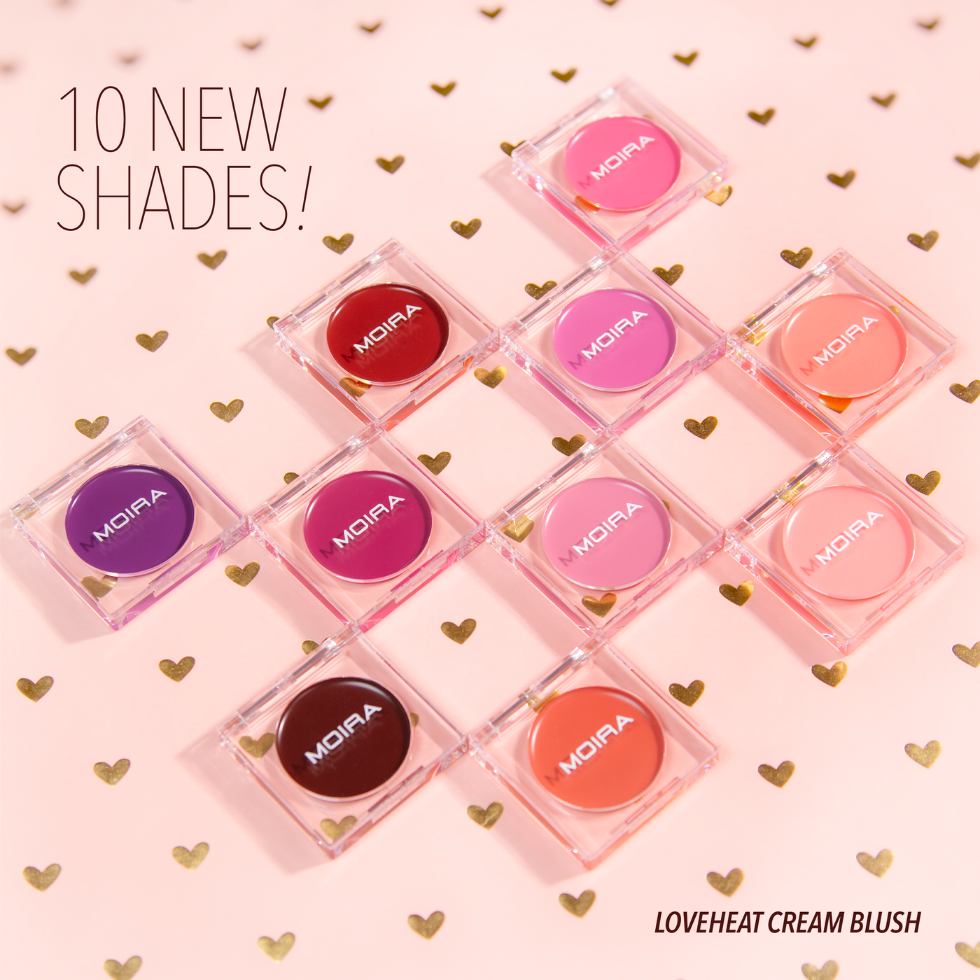 LOVEHEAT CREAM BLUSH - MOIRA BEAUTY