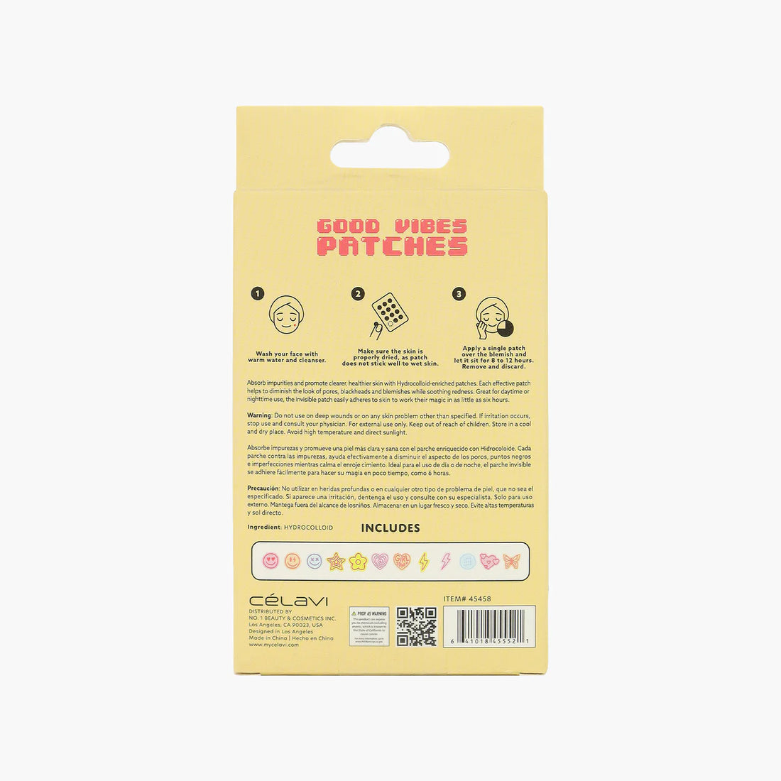 ACNE PATCH GOOD VIBES 36 PIEZAS CÉLAVI