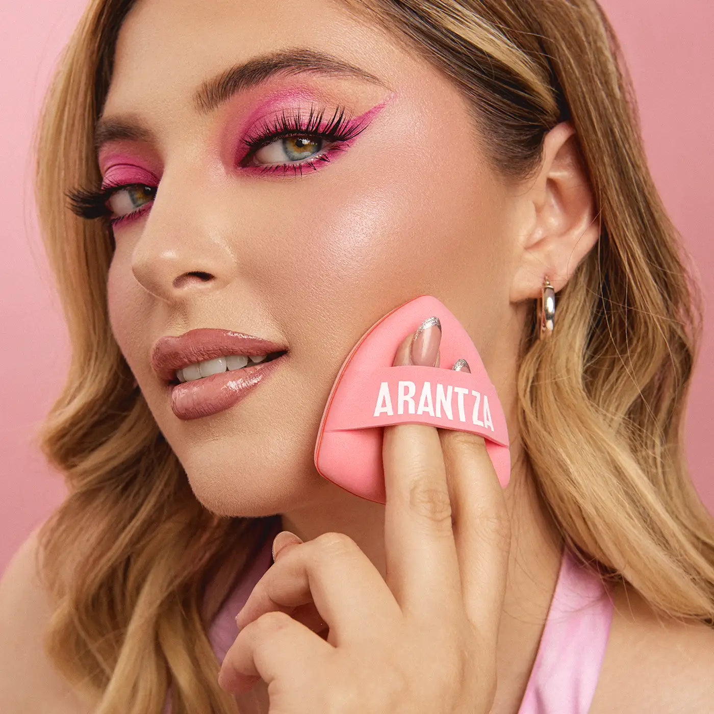 MAKE IT BLEND ESPONJA DE RUBYCELL ROSA - ARANTZA COSMETICS