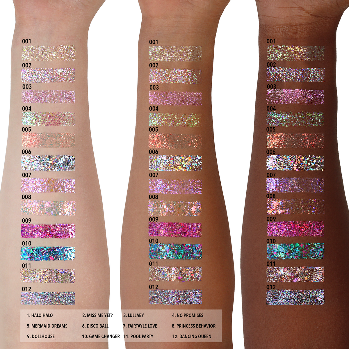 HOLOGRAM GLITTER GEL - MOIRA BEAUTY