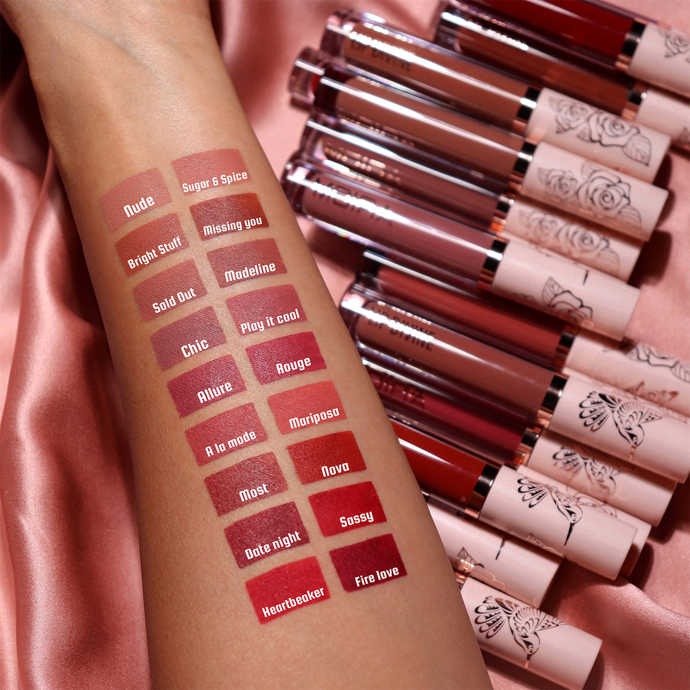 LIP DIVINE LIQUID LIPSTICK - MOIRA