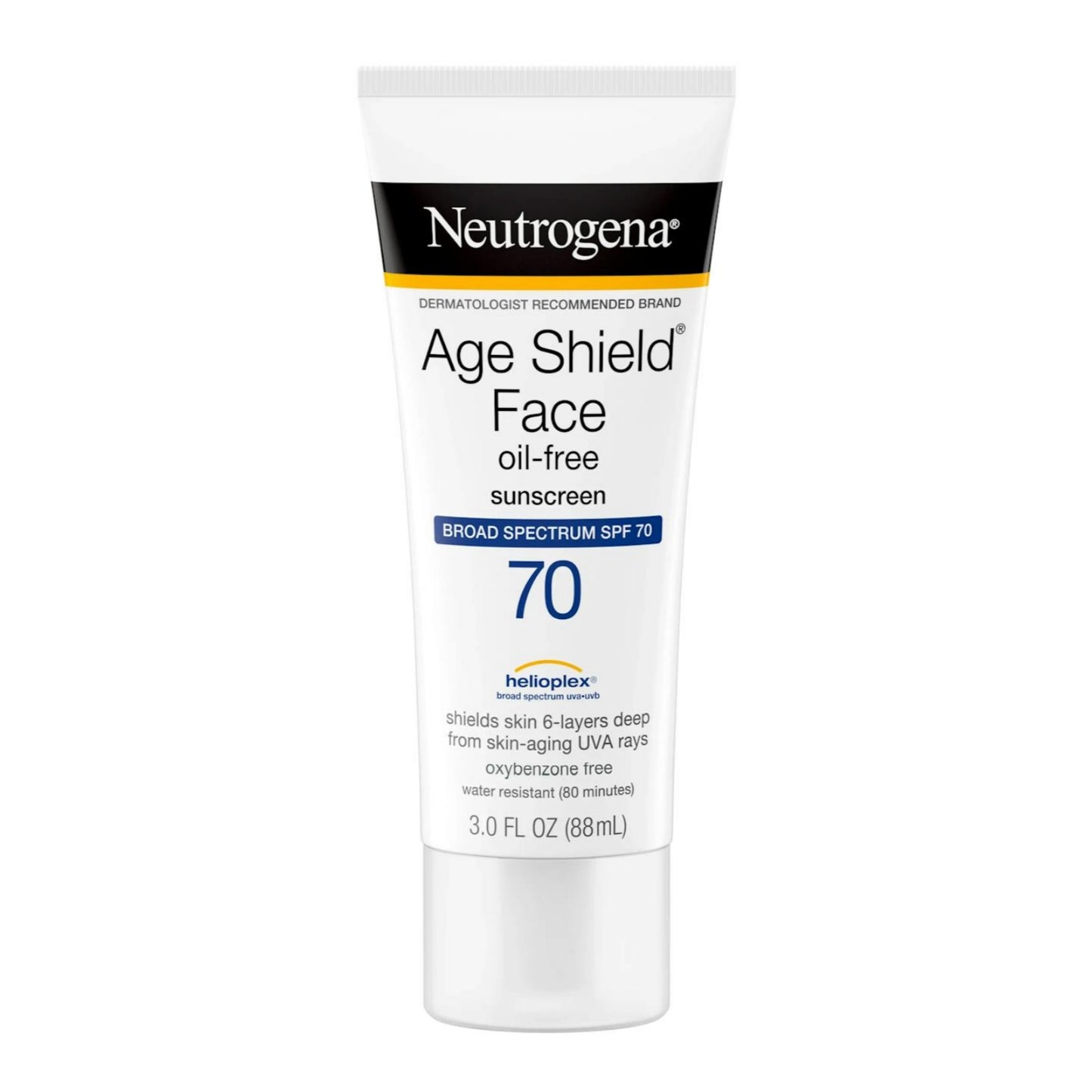 PROTECTOR SOLAR FACIAL AGE SHIELD FACE OIL-FREE SPF70 88ML - NEUTROGENA