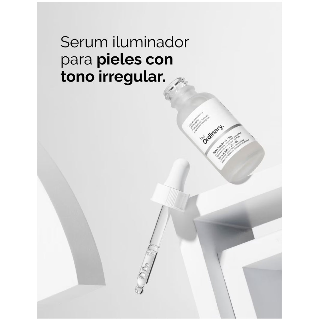 ALPHA ARBUTIN 2% + HA SERUM ANTIMANCHAS 30 ML - THE ORDINARY