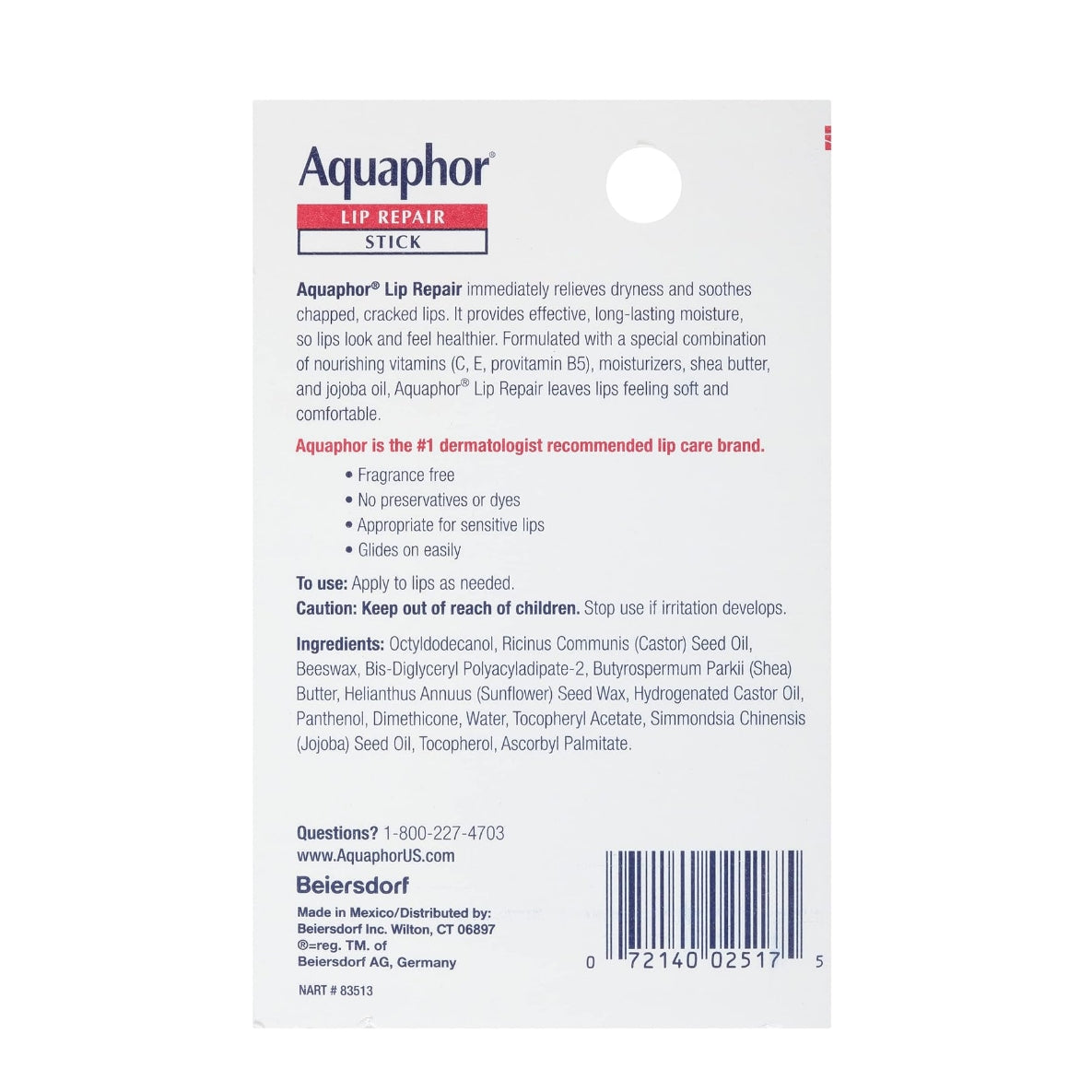 AQUAPHOR LIP REPAIR 2 STICK