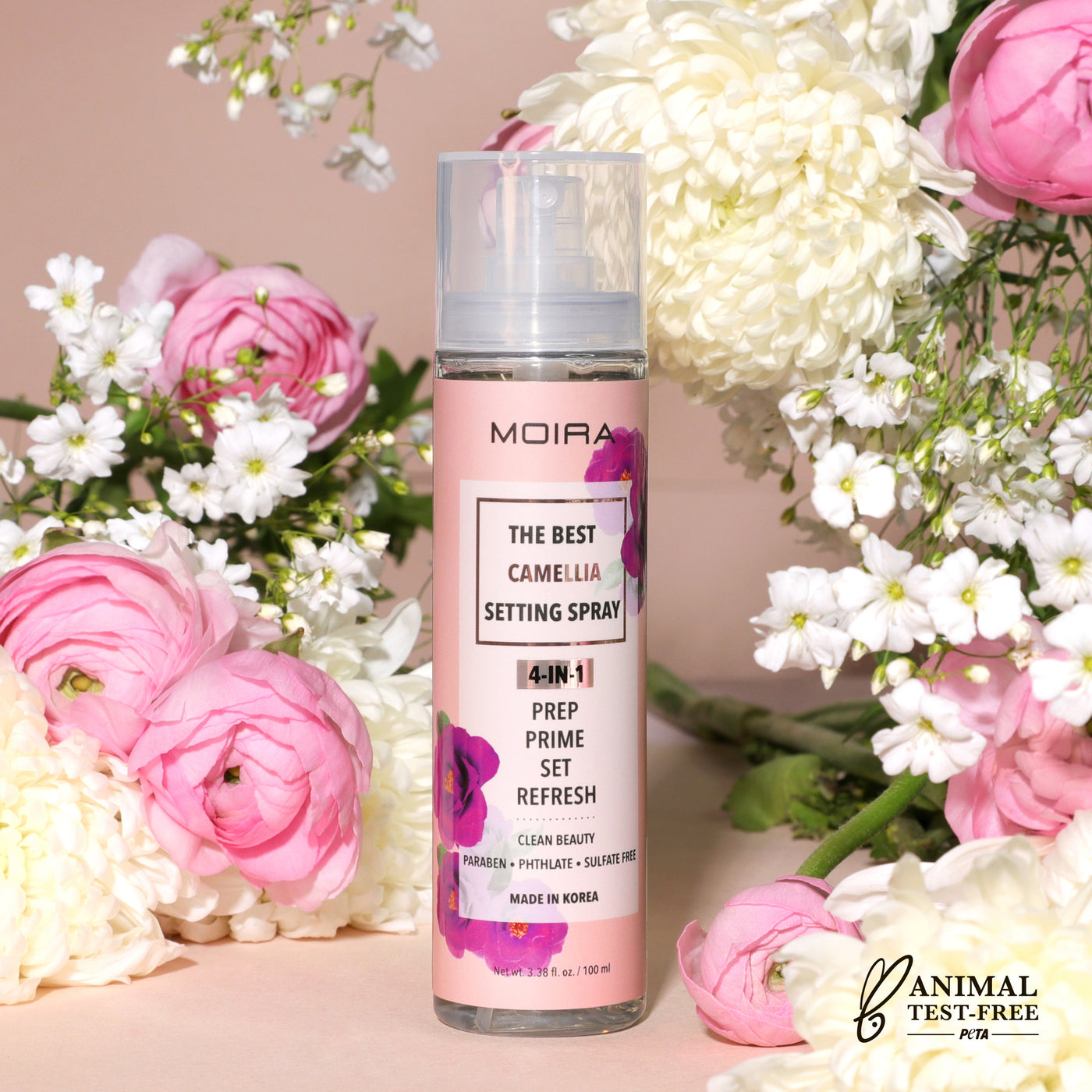 THE BEST CAMELLIA SETTING SPRAY - MOIRA BEAUTY