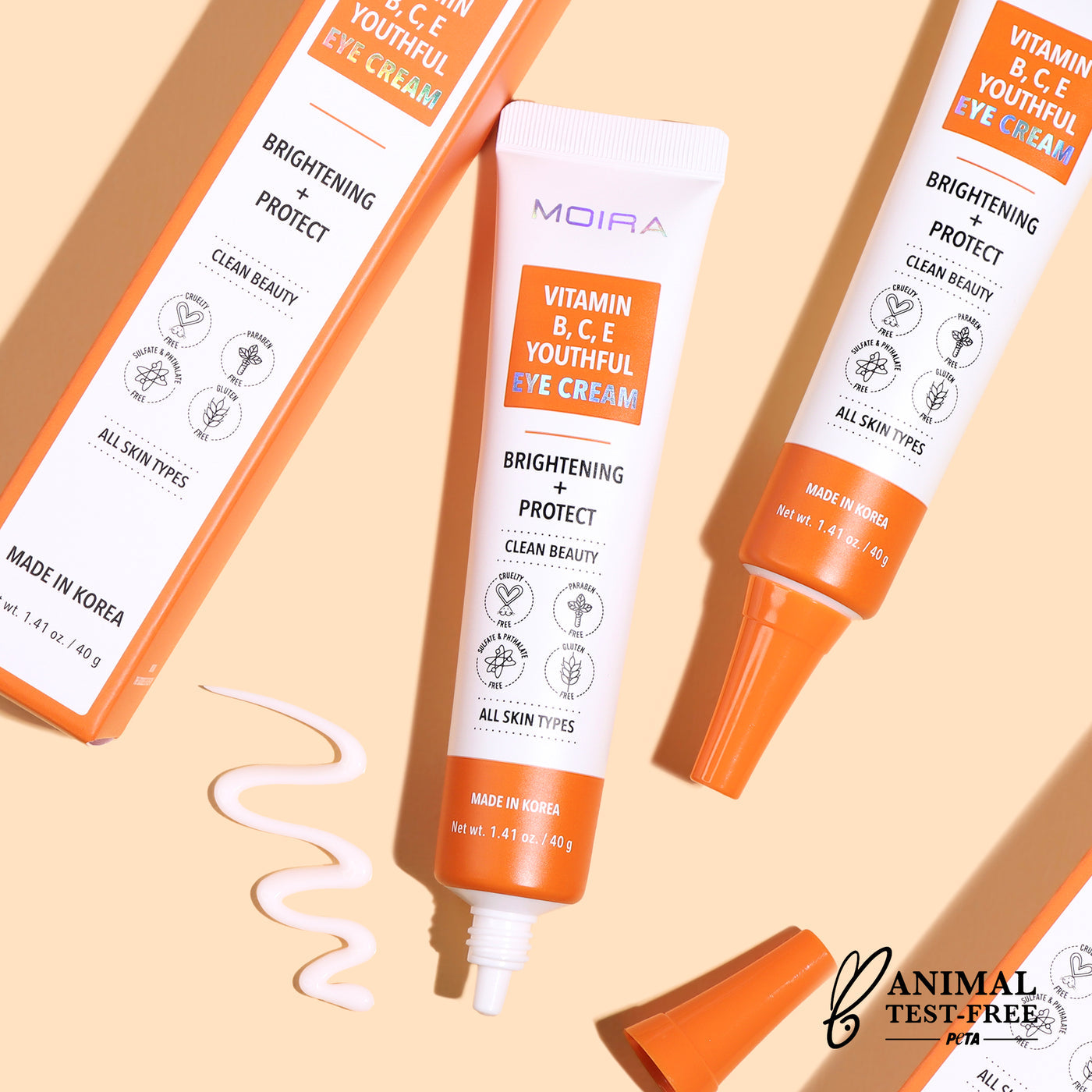 VITAMIN B,C,E YOUTHFUL EYE CREAM - MOIRA