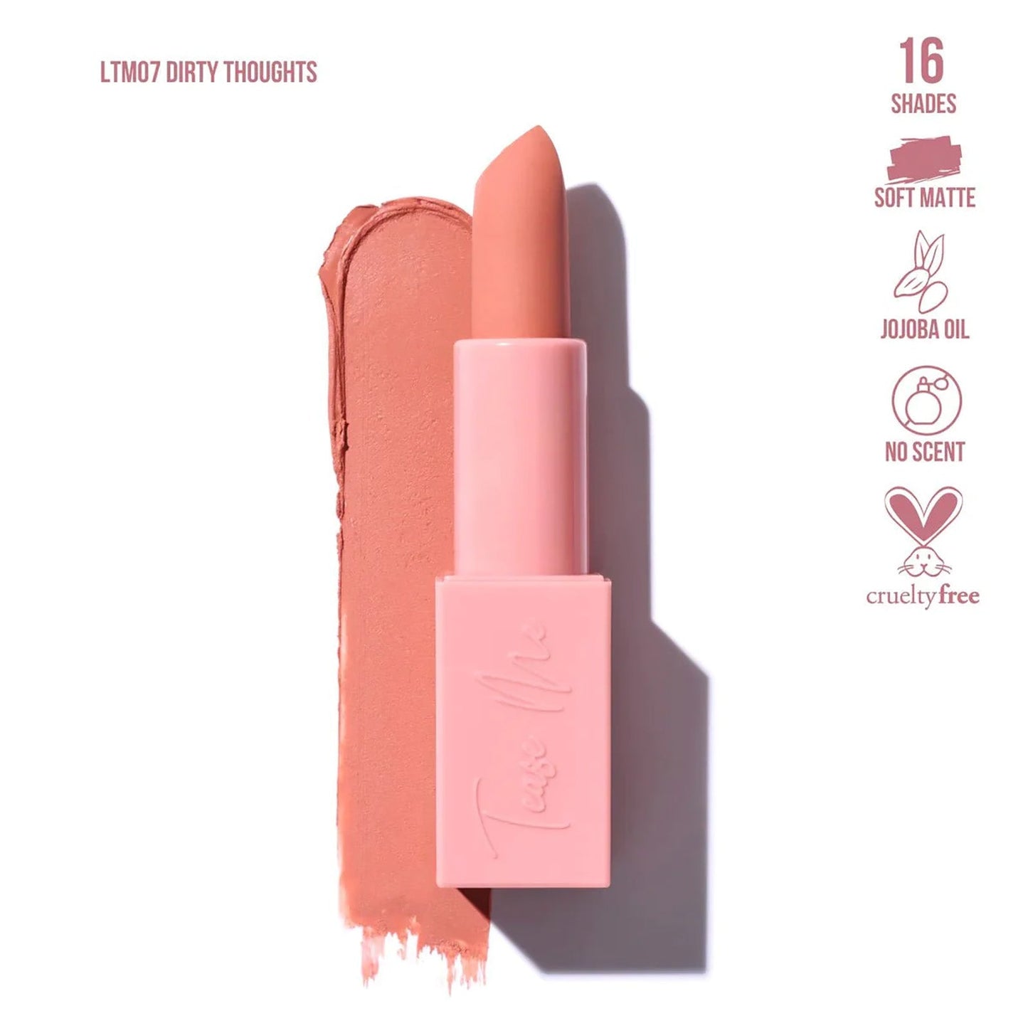 LABIAL EN BARRA DIRTY THOUGHTS TEASE ME - BEAUTY CREATIONS