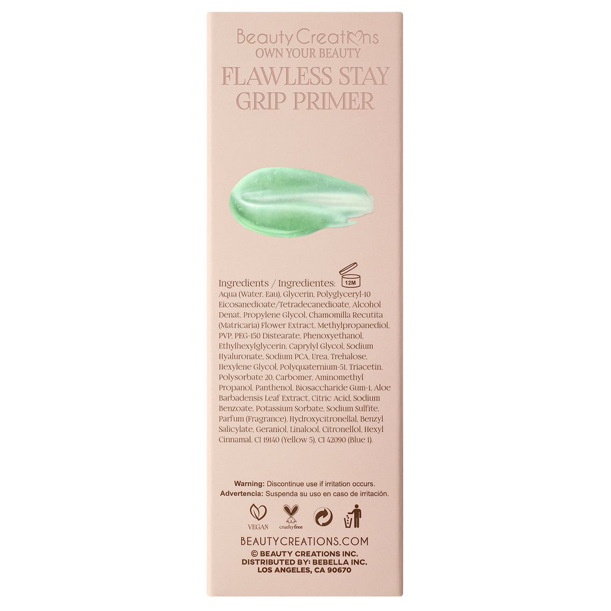 FLAWLESS STAY GRIP PRIMER - BEAUTY CREATIONS