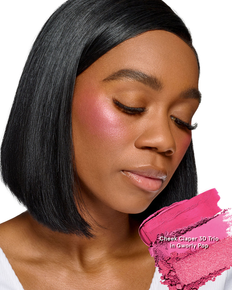 CHEEK CLAPPER 3D BLUSH TRIO GWORLY POP - ONE SIZE