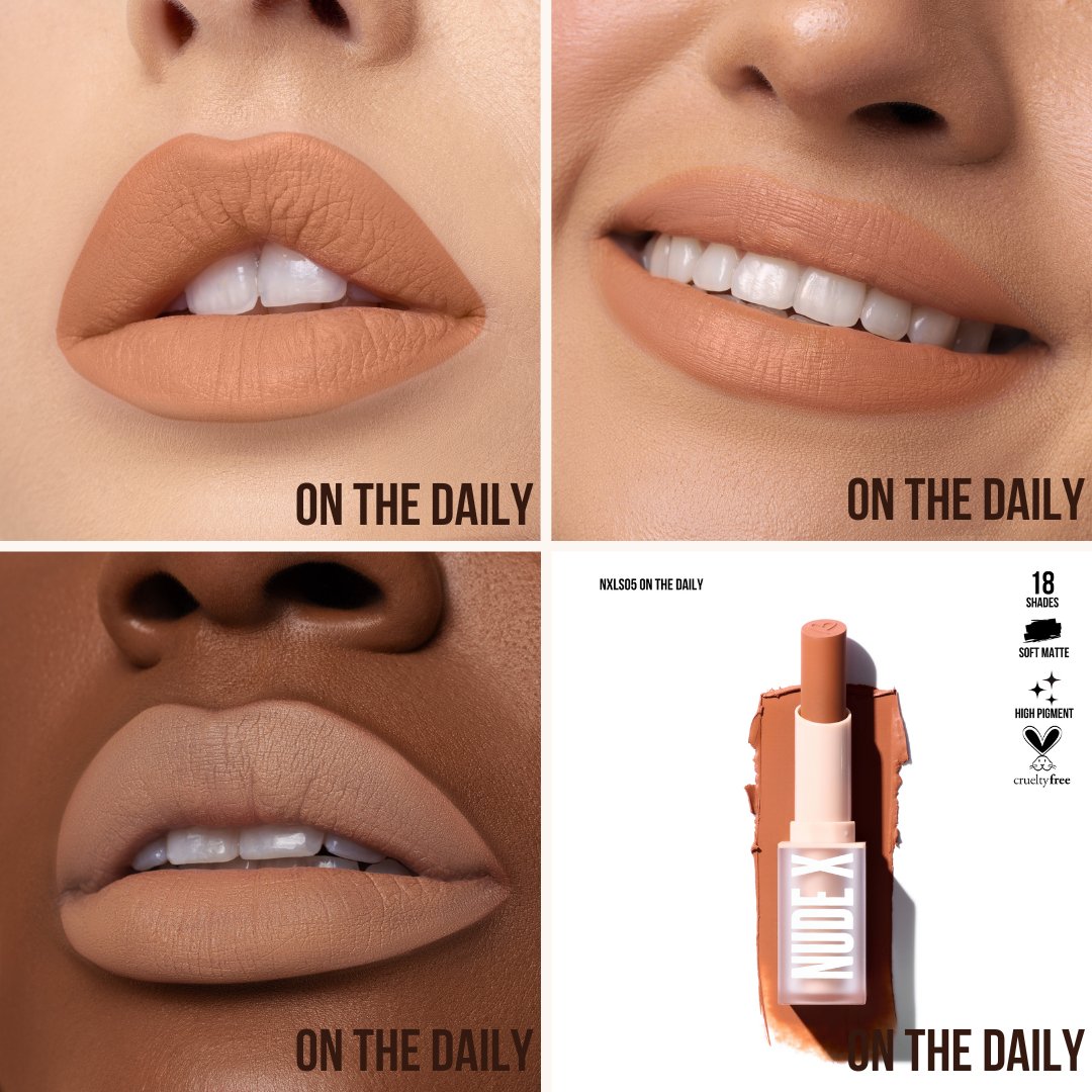 LABIAL BARRA SOFT MATTE ON THE DAILY NUDE X - BEAUTY CREATIONS