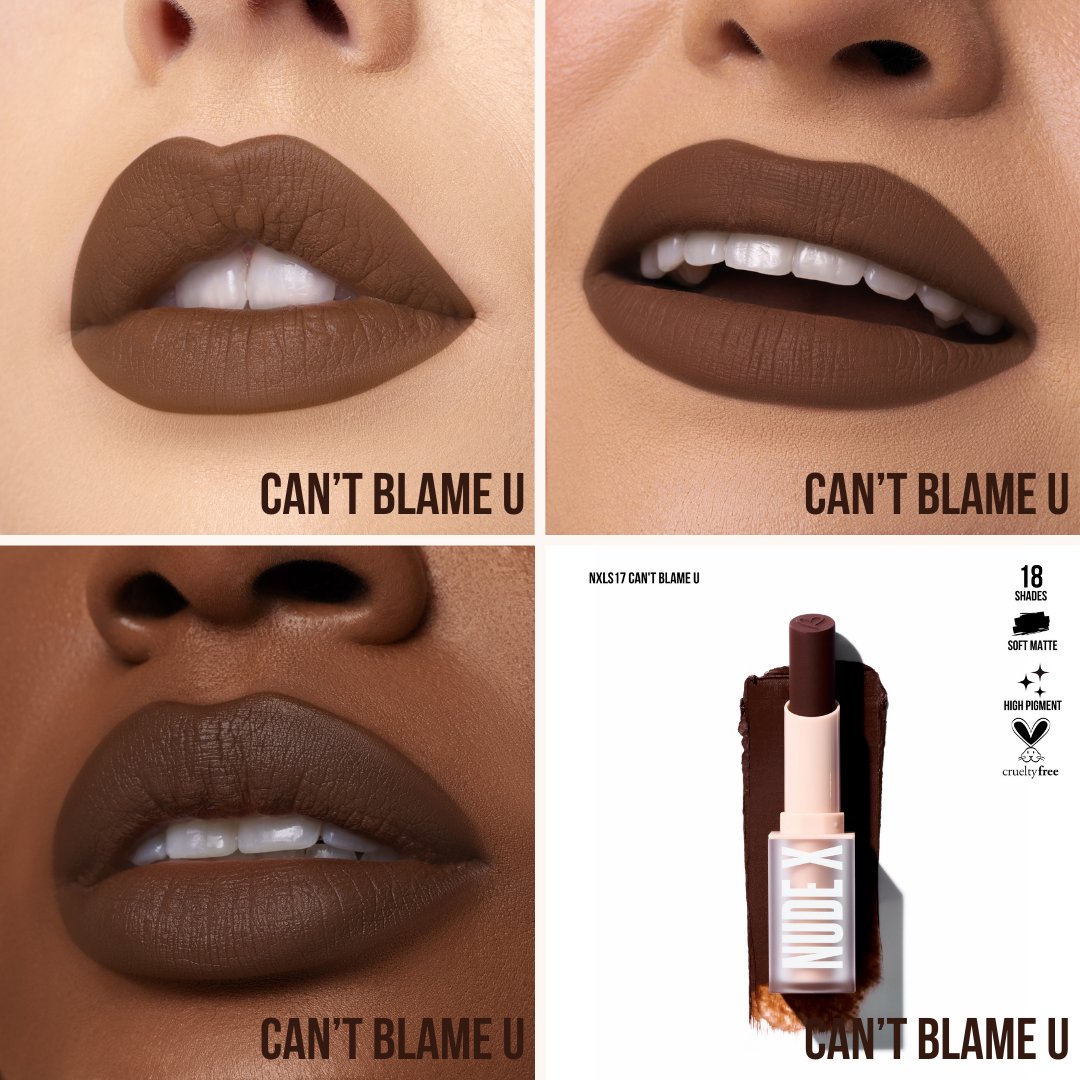 LABIAL BARRA SOFT MATTE NUDE X CANT BLAME U - BEAUTY CREATIONS