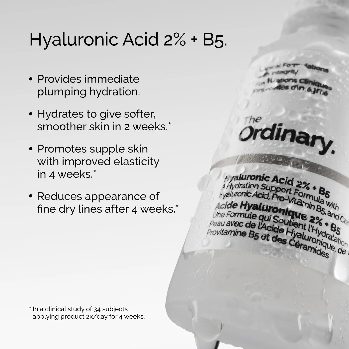 HYALURONIC ACID 2% + B5 SERUM 60 ML - THE ORDINARY
